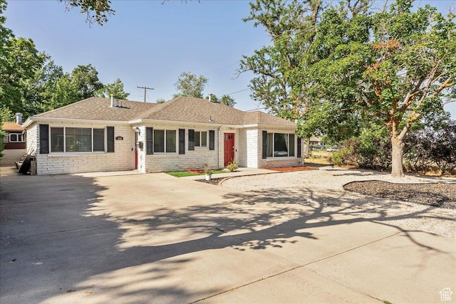 104 E 650 N, Bountiful, UT 84010 - ranch-style house with concrete driveway and stone siding