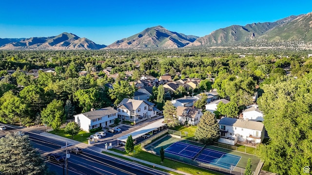 1309 E Hidden Creek Ct S, Holladay, UT 84117 - aerial view of residential area with a mountainous background