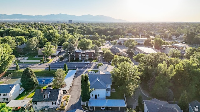 1309 E Hidden Creek Ct S, Holladay, UT 84117 - aerial view of residential area with mountains