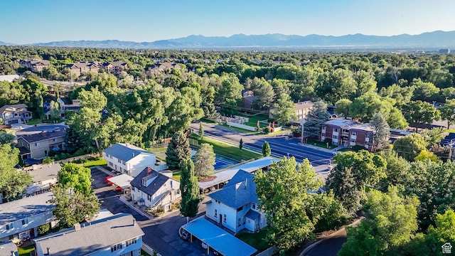 1309 E Hidden Creek Ct S, Holladay, UT 84117 - aerial view of residential area with mountains