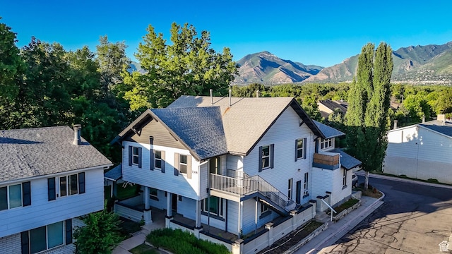1309 E Hidden Creek Ct S, Holladay, UT 84117 - view from above of property featuring a mountainous background
