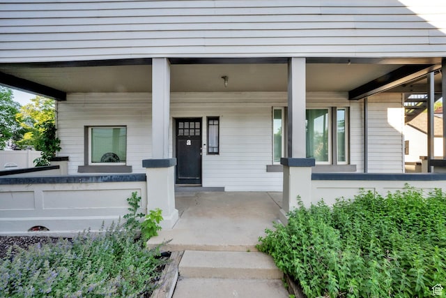 1309 E Hidden Creek Ct S, Holladay, UT 84117 - view of exterior entry with a porch