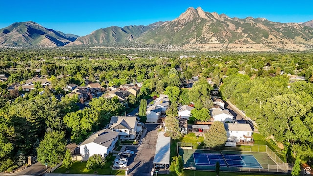 1309 E Hidden Creek Ct S, Holladay, UT 84117 - aerial overview of property's location with mountains and nearby suburban area