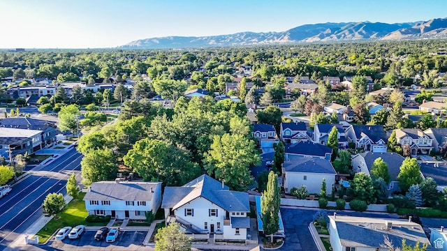 1309 E Hidden Creek Ct S, Holladay, UT 84117 - aerial perspective of suburban area featuring mountains