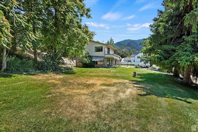 2391 Kays Creek Dr, Layton, UT 84040 - view of grassy yard with a mountain view