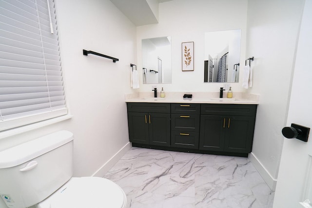 357 W Posies Dr, Garden City, UT 84028 - full bath with double vanity and marble look tiles