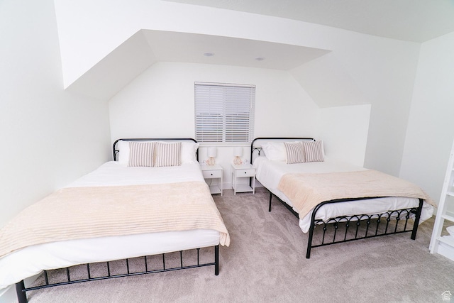 357 W Posies Dr, Garden City, UT 84028 - carpeted bedroom with vaulted ceiling