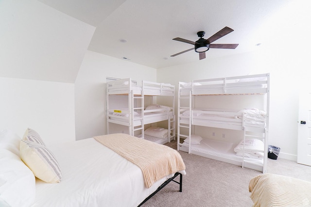 357 W Posies Dr, Garden City, UT 84028 - carpeted bedroom with ceiling fan and baseboards