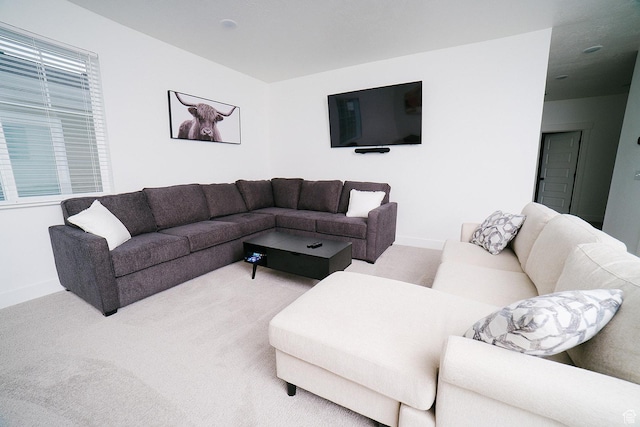 357 W Posies Dr, Garden City, UT 84028 - carpeted living room with baseboards