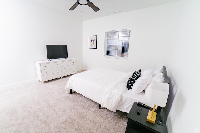 357 W Posies Dr, Garden City, UT 84028 - carpeted bedroom featuring baseboards and a ceiling fan