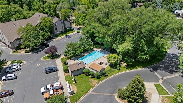1175 E Canyon Rd Unit 83, Ogden, UT 84404 - aerial overview of property's location featuring a pool area