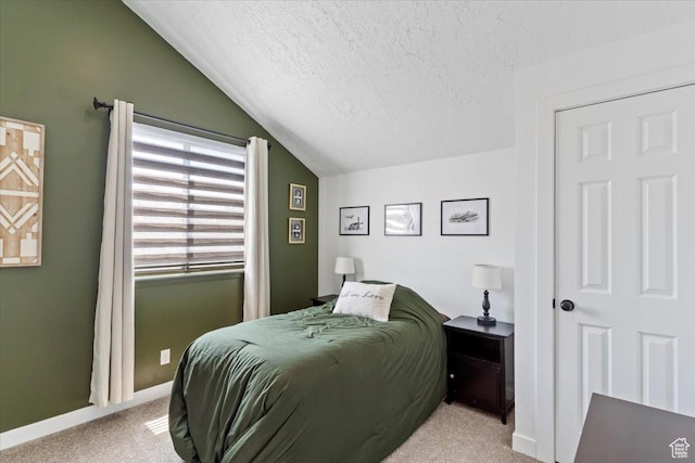 1175 E Canyon Rd Unit 83, Ogden, UT 84404 - carpeted bedroom featuring lofted ceiling and a textured ceiling