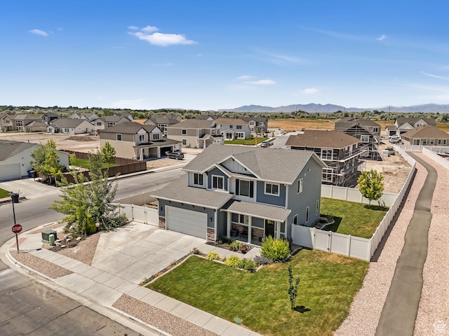 3187 N 3450 W, Plain City, UT 84404 - aerial perspective of suburban area with mountains