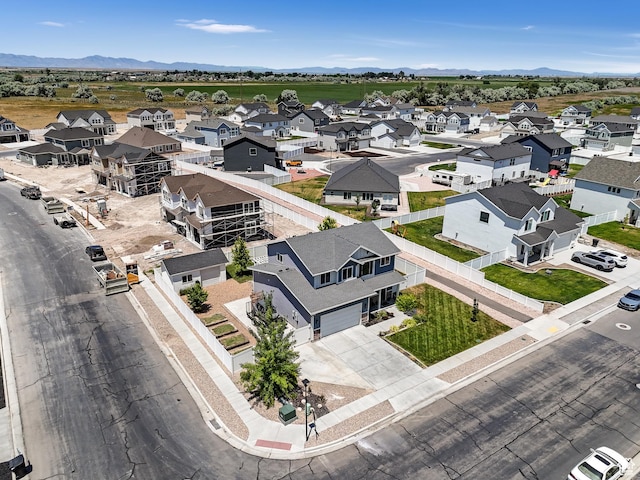 3187 N 3450 W, Plain City, UT 84404 - aerial perspective of suburban area featuring mountains