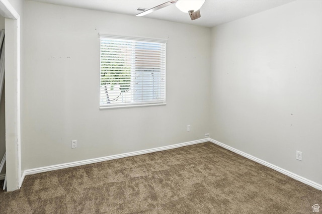 452 E 875 N, Ogden, UT 84404 - spare room featuring carpet floors and ceiling fan
