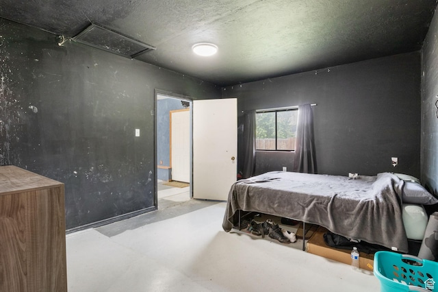 632 S 1150 W, Layton, UT 84041 - bedroom featuring finished concrete flooring and attic access