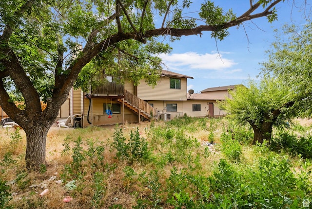 632 S 1150 W, Layton, UT 84041 - rear view of property with stairway
