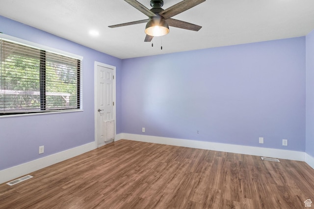 632 S 1150 W, Layton, UT 84041 - empty room featuring a ceiling fan and wood finished floors