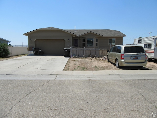 544 E 1875 S, Roosevelt, UT 84066 - view of front of home with an attached garage and driveway