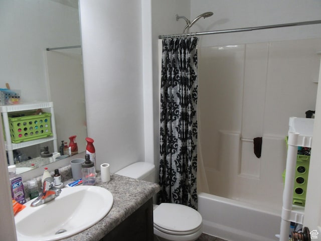 544 E 1875 S, Roosevelt, UT 84066 - bathroom featuring vanity and shower / bath combo with shower curtain