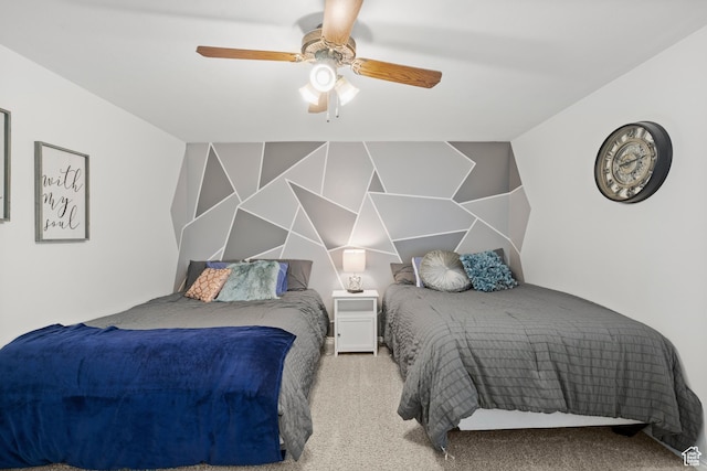 958 N Main St W, Farmington, UT 84025 - bedroom with a ceiling fan and carpet