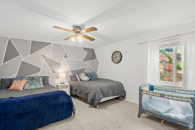 958 N Main St W, Farmington, UT 84025 - carpeted bedroom featuring a ceiling fan and baseboards