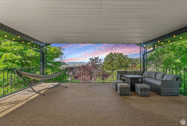 958 N Main St W, Farmington, UT 84025 - view of patio with an outdoor living space