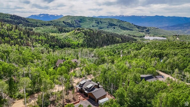 11301 E Marigold Ln Unit 1670, Heber City, UT 84032 - aerial view of a forest and a water and mountain view