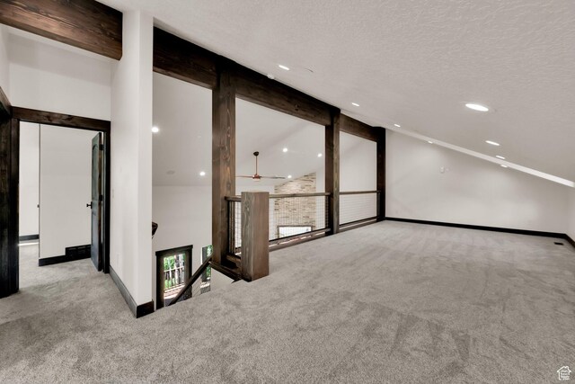 11301 E Marigold Ln Unit 1670, Heber City, UT 84032 - carpeted empty room with recessed lighting, a textured ceiling, and ceiling fan