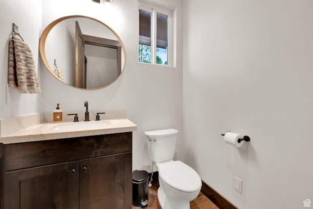 11301 E Marigold Ln Unit 1670, Heber City, UT 84032 - half bathroom featuring vanity and wood finished floors