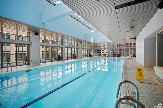 35 E 100 S Unit 708, Salt Lake City, UT 84111 - view of indoor pool