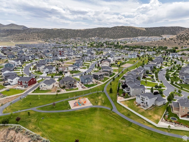 7625 N Silver Creek Way, Eagle Mountain, UT 84005 - aerial view of property and surrounding area featuring nearby suburban area