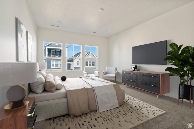 10063 N Torreya Dr Unit 731, Highland, UT 84003 - bedroom with light carpet