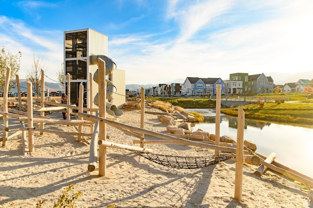6658 W Docksider Dr, South Jordan, UT 84009 - view of playground with a water view