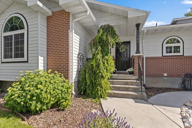 980 E 2850 N, North Logan, UT 84341 - property entrance with brick siding
