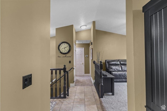 980 E 2850 N, North Logan, UT 84341 - entrance foyer featuring light colored carpet, light tile patterned floors, and vaulted ceiling
