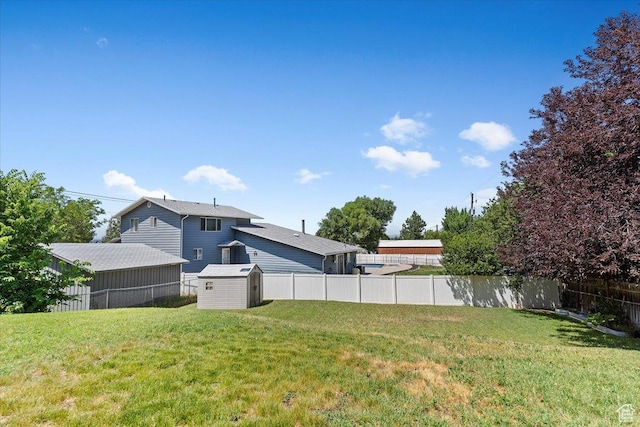 2077 Fillmore Ave, Ogden, UT 84401 - fenced backyard with a storage shed