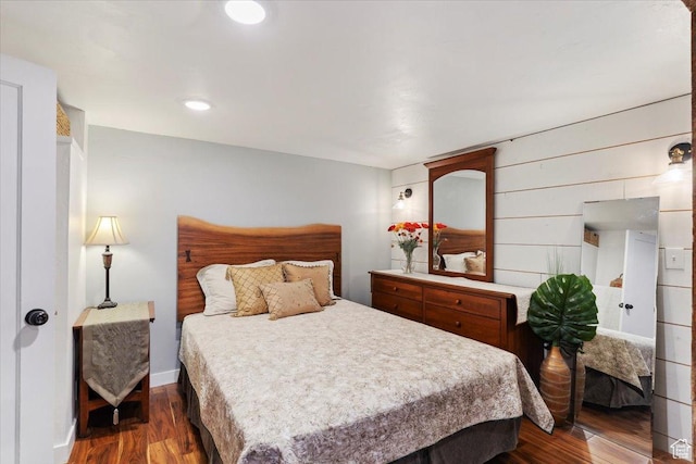 2077 Fillmore Ave, Ogden, UT 84401 - bedroom featuring dark wood-style floors and recessed lighting