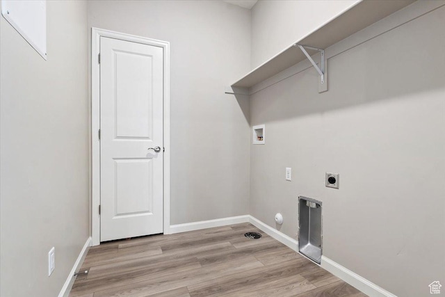 6168 W Franciscotti Dr Unit 605, South Jordan, UT 84009 - laundry area featuring hookup for a washing machine, electric dryer hookup, and light wood-type flooring