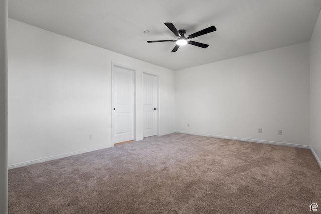 3812 E Rock Creek Rd Unit 5, Eagle Mountain, UT 84005 - unfurnished bedroom featuring carpet flooring and a ceiling fan