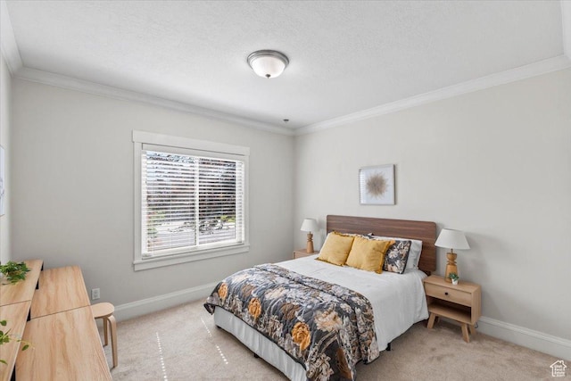6264 S Dellron Dr, Murray, UT 84123 - bedroom with light colored carpet and ornamental molding
