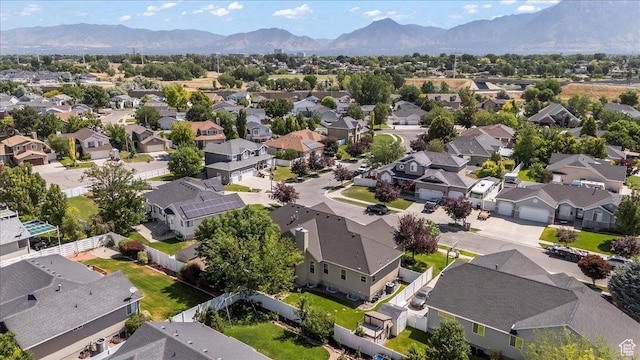 6264 S Dellron Dr, Murray, UT 84123 - aerial perspective of suburban area featuring a mountain backdrop