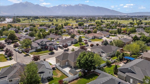6264 S Dellron Dr, Murray, UT 84123 - aerial perspective of suburban area with a mountain backdrop