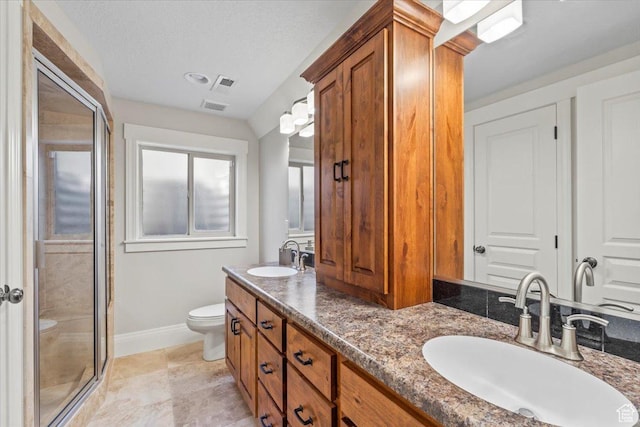 6264 S Dellron Dr, Murray, UT 84123 - bathroom featuring double vanity and a stall shower