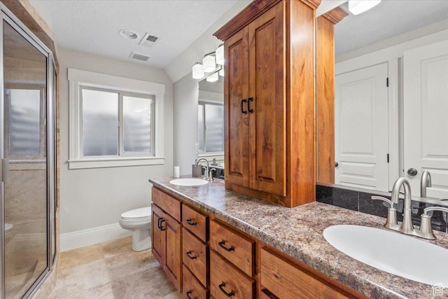6264 S Dellron Dr, Murray, UT 84123 - full bathroom featuring double vanity and a stall shower