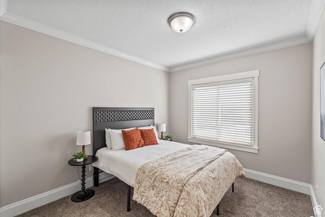 6264 S Dellron Dr, Murray, UT 84123 - carpeted bedroom with crown molding and baseboards