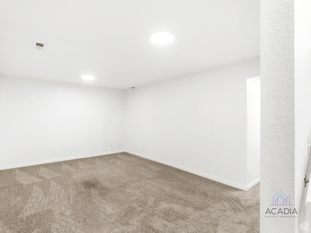 1285 S 550 E, Springville, UT 84663 - carpeted spare room with baseboards and recessed lighting