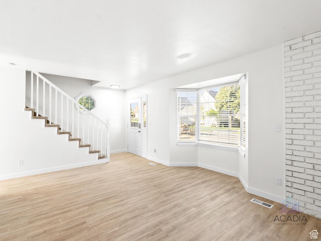 1285 S 550 E, Springville, UT 84663 - entrance foyer featuring light wood-type flooring and stairway