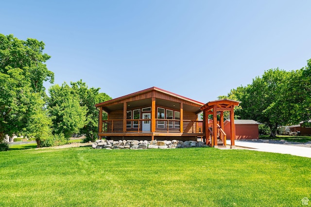 432 E 2700 N, North Ogden, UT 84414 - view of front of property with a front lawn