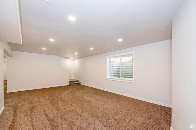 432 E 2700 N, North Ogden, UT 84414 - basement with carpet flooring and recessed lighting